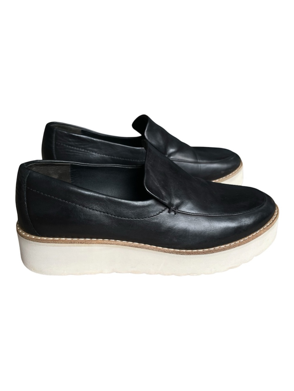 VINCE
Zeta Leather Platform Loafers 8
